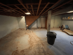 An Unfinished St. Louis basement