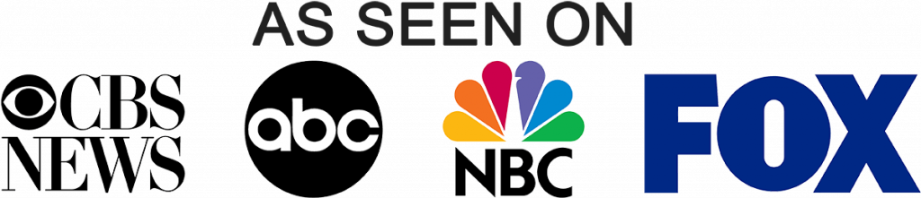 As seen on CBS new, ABC, NBC, Fox