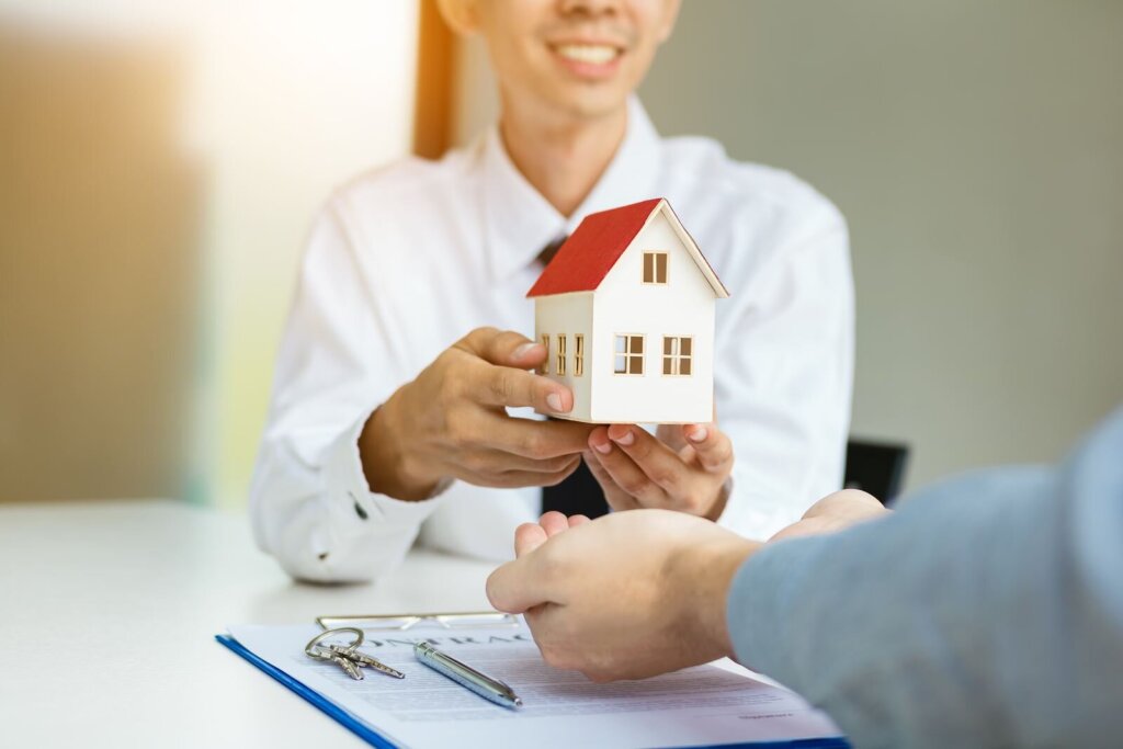 Real estate investor reviewing a wholesale property deal in Southwest Michigan