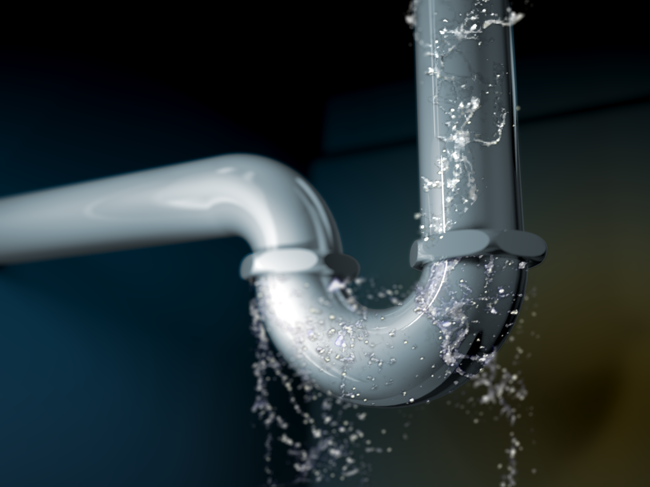 leaking pipe