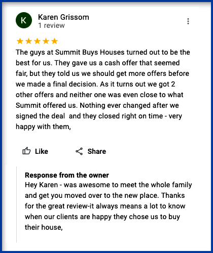 Karen Loved Our Offer When She Wanted To Sell A House Fast Massachusetts.