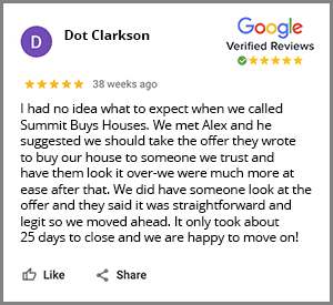 We Buy Houses MA 5 Star Review