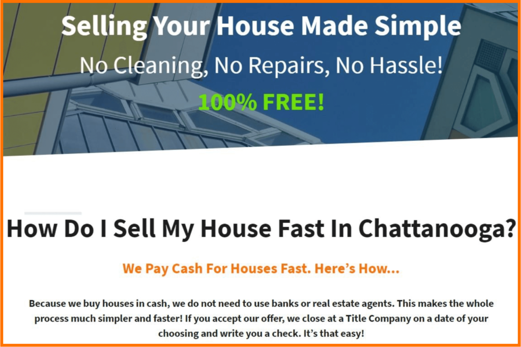 Sell My House Fast For Cash La Fayette GA