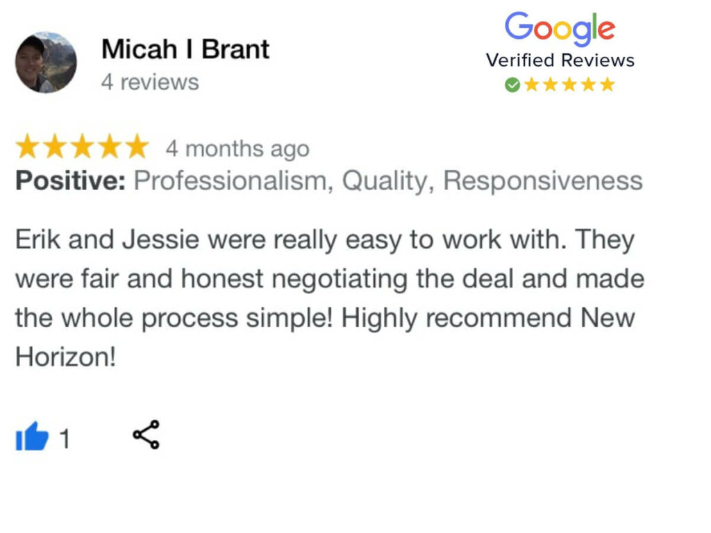 Companies that buy houses Google Reviews