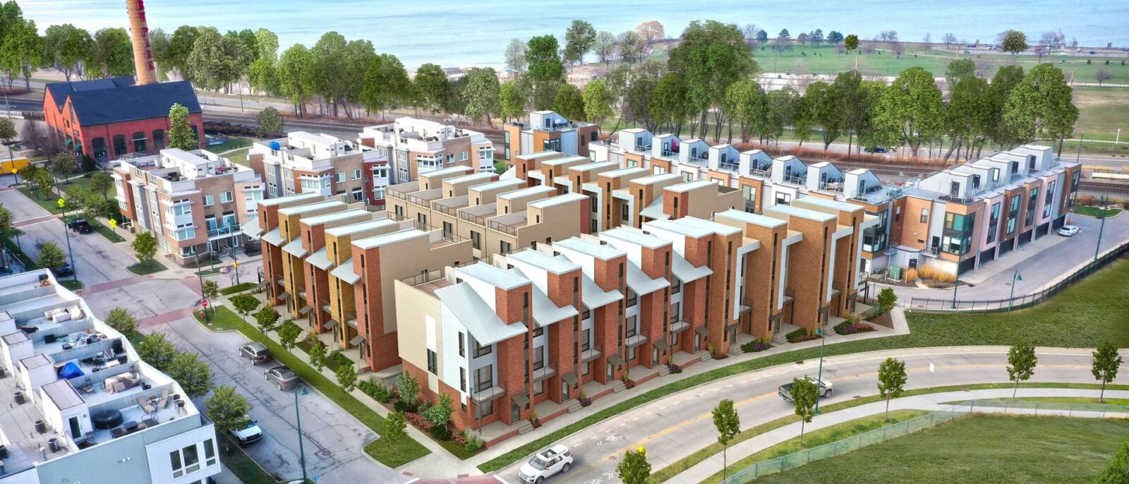 Park Place Townhomes at Battery Park Cleveland Ohio