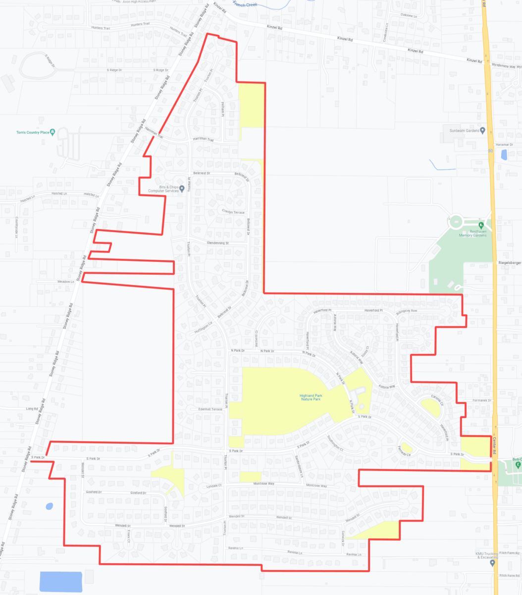 Highland Park Avon OH Realty Done by Damien Baden