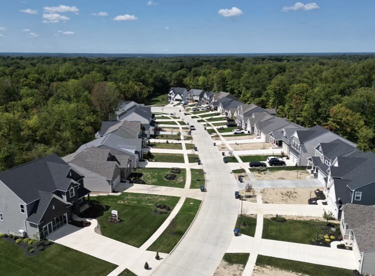 Production home builder community northeast Ohio