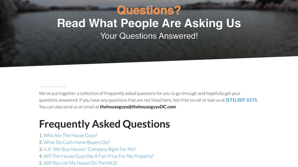 Frequently Asked Questions