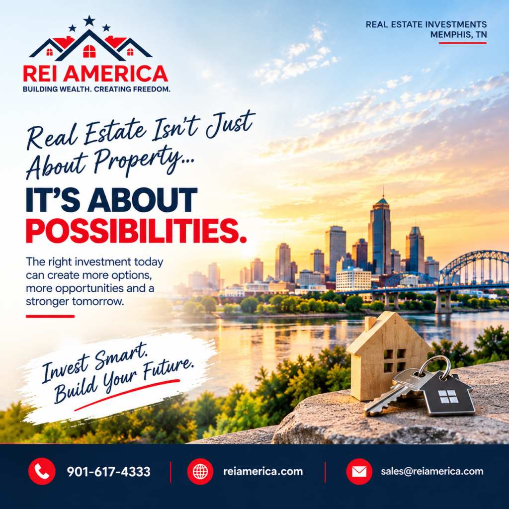 Small Steps Today, Big Opportunities Tomorrow: Building Wealth Through Real Estate Investing in Memphis, TN