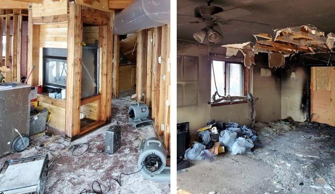 Fire-damaged and water-damaged Fort Wayne house showing repair and as-is selling options