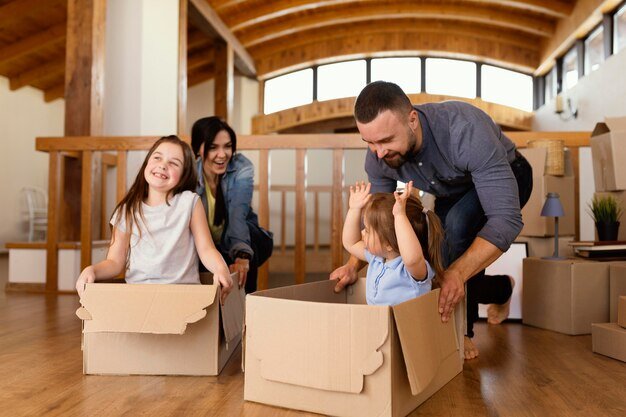 Family moving into new home in Canton GA