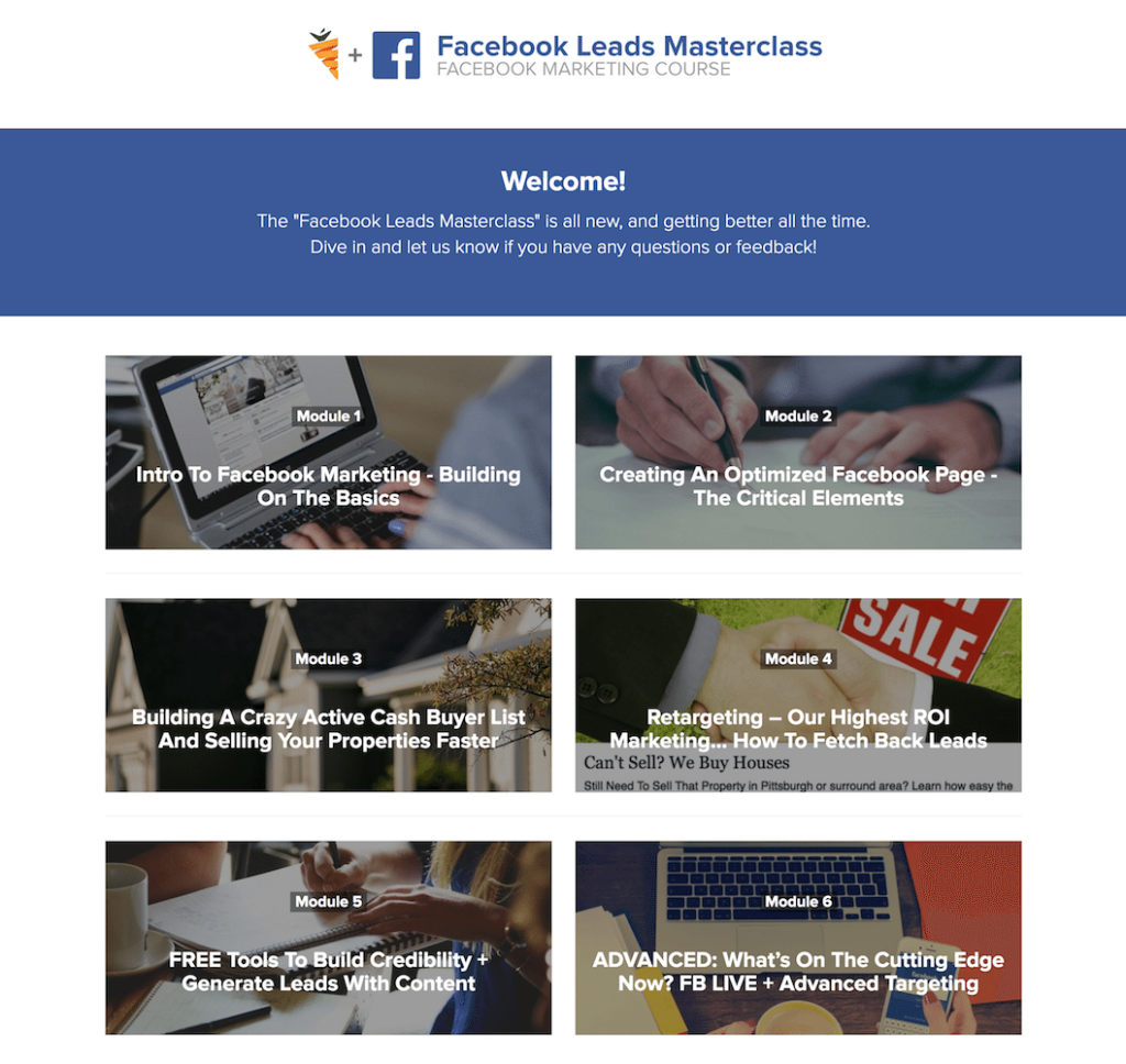 facebook leads masterclass