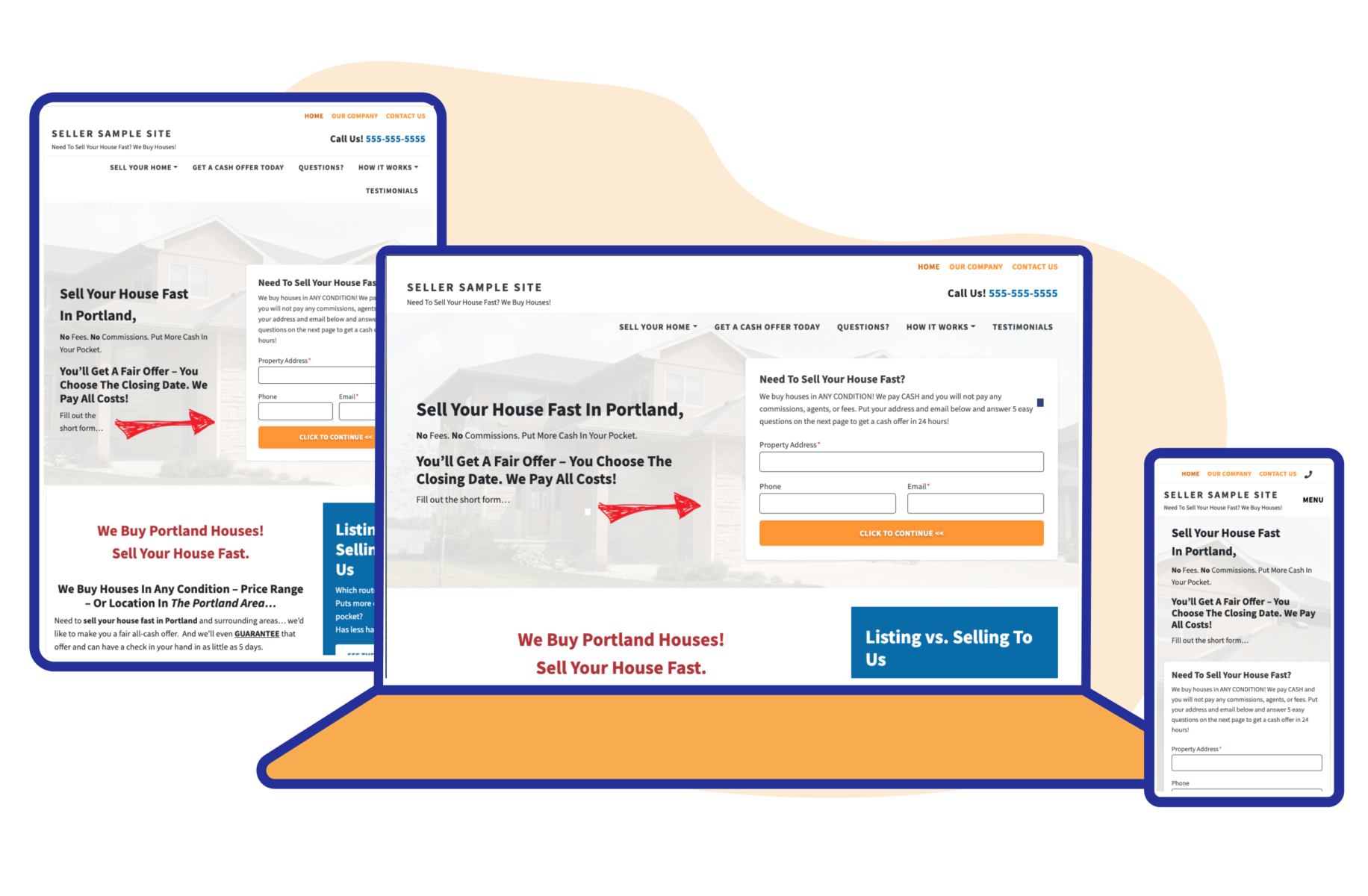 Carrot motivated seller websites