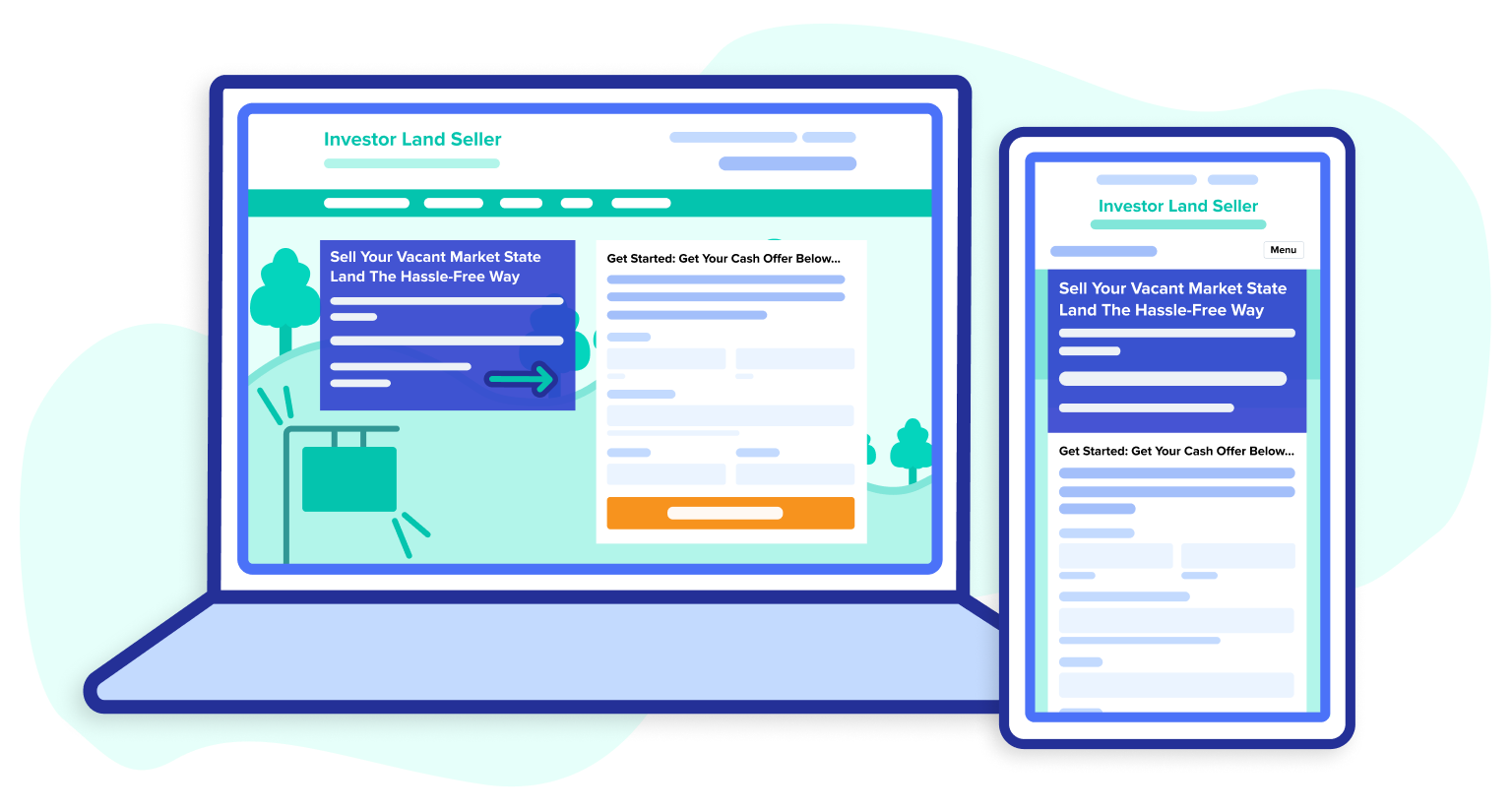 land seller webites