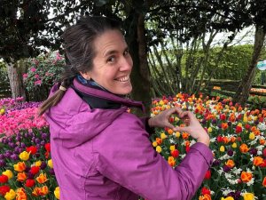 Emily Cressey loves the tulips at the Skagit Valley Tulip Festival.