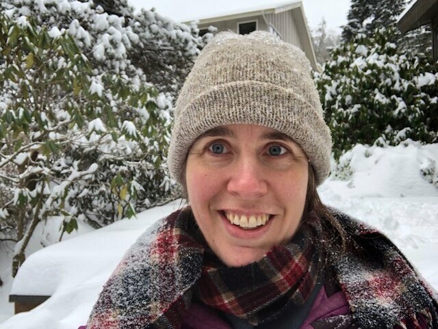 Emily Cressey in the Snow