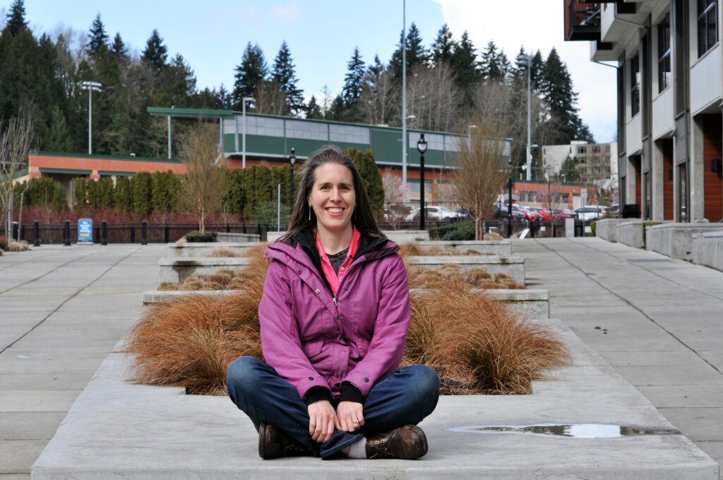 Feeling Zen in downtown Bothell.
