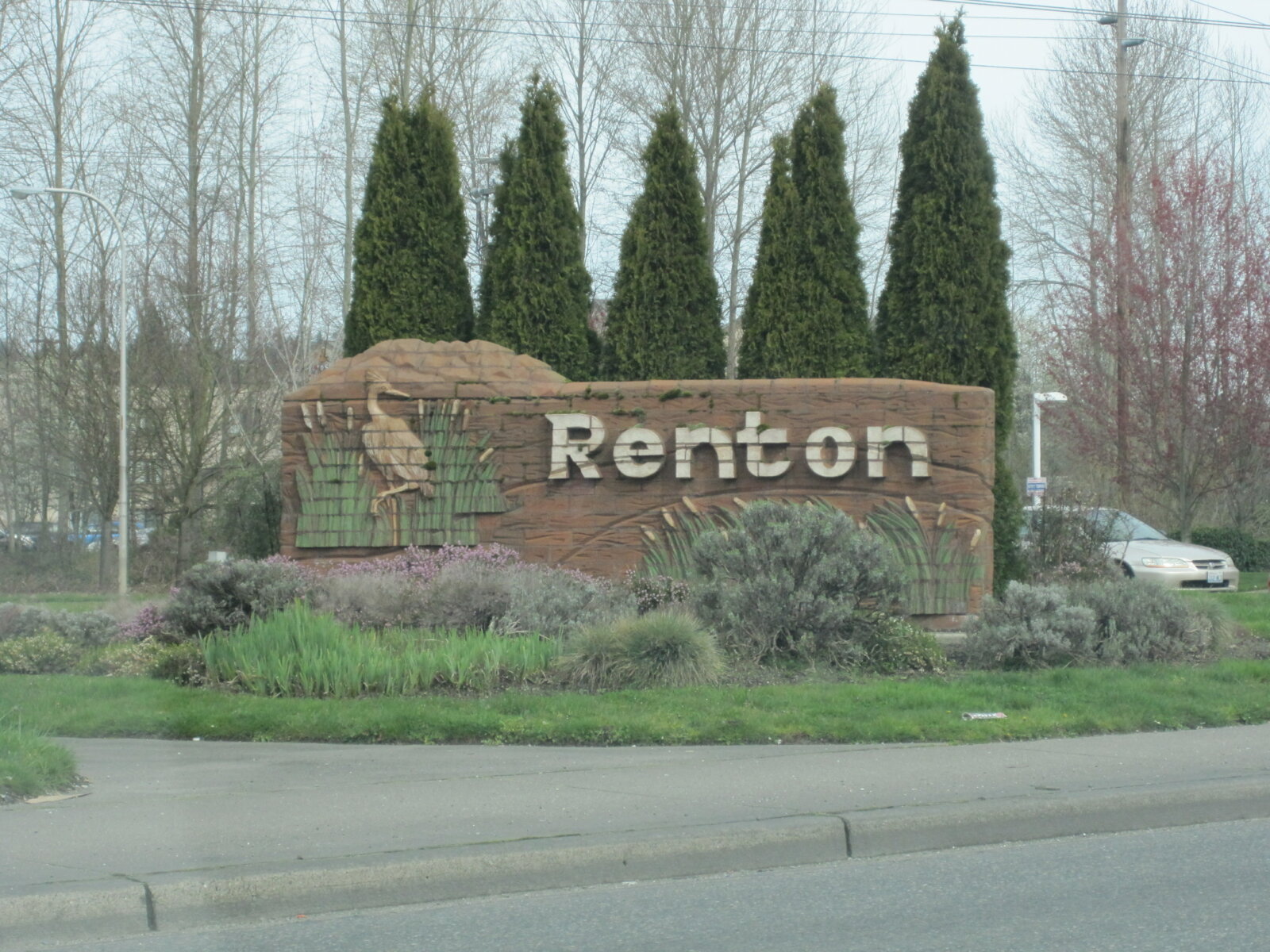Renton city sign