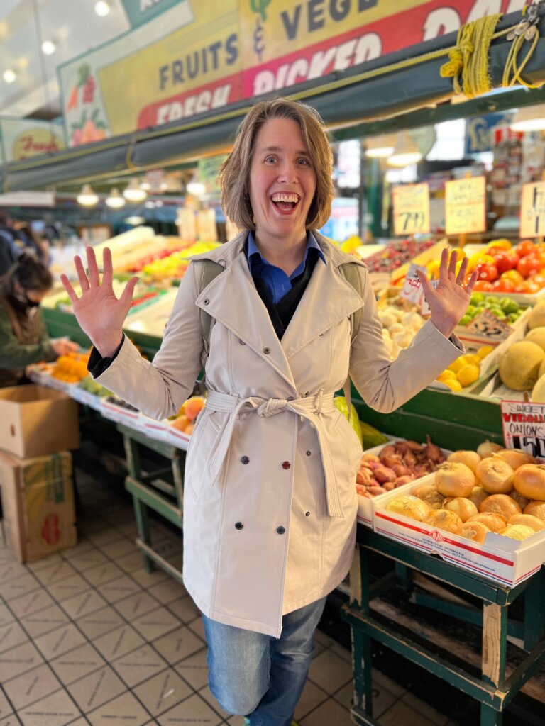 Emily Cressey At PIke Place Market