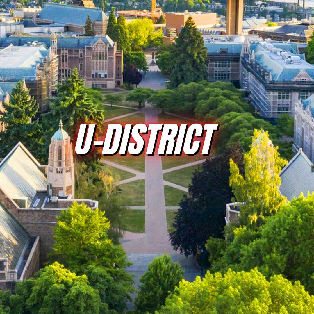 University District walkable Seattle neighborhood