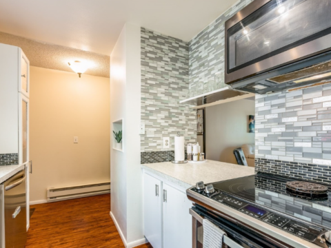 Affordable 2-Bedroom Condominium Lynnwood WA - Kitchen Area
