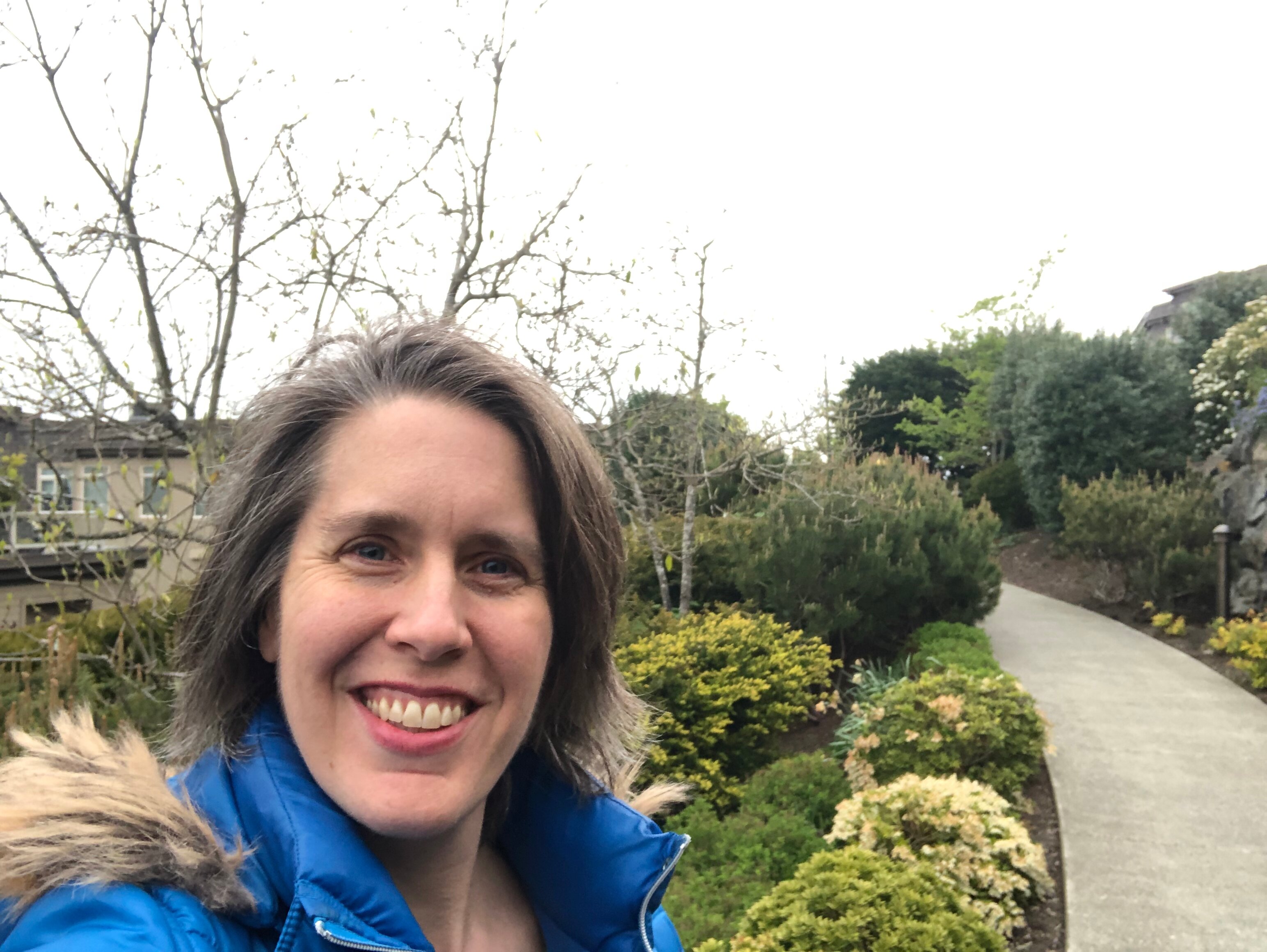 Emily Cressey on a trail in Kent, WA
