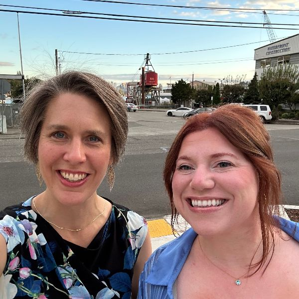 Emily with Johanna