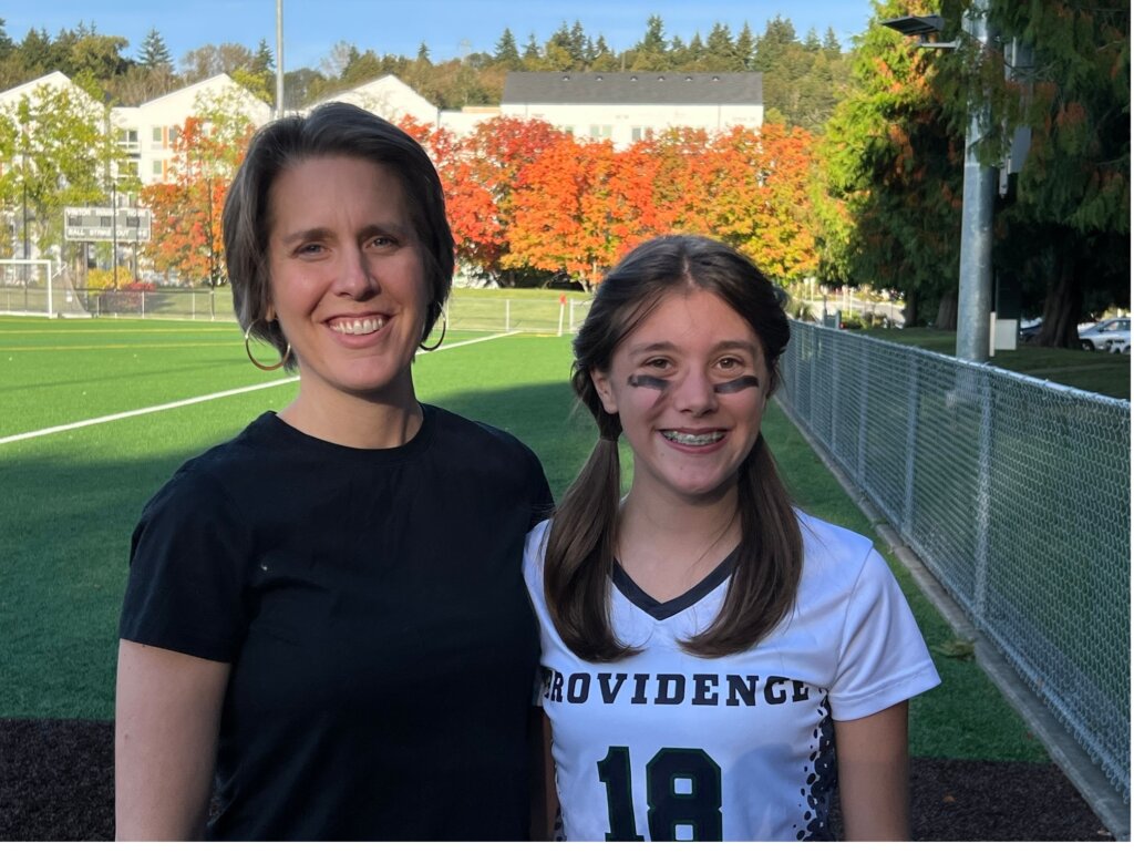 Emily with daughter