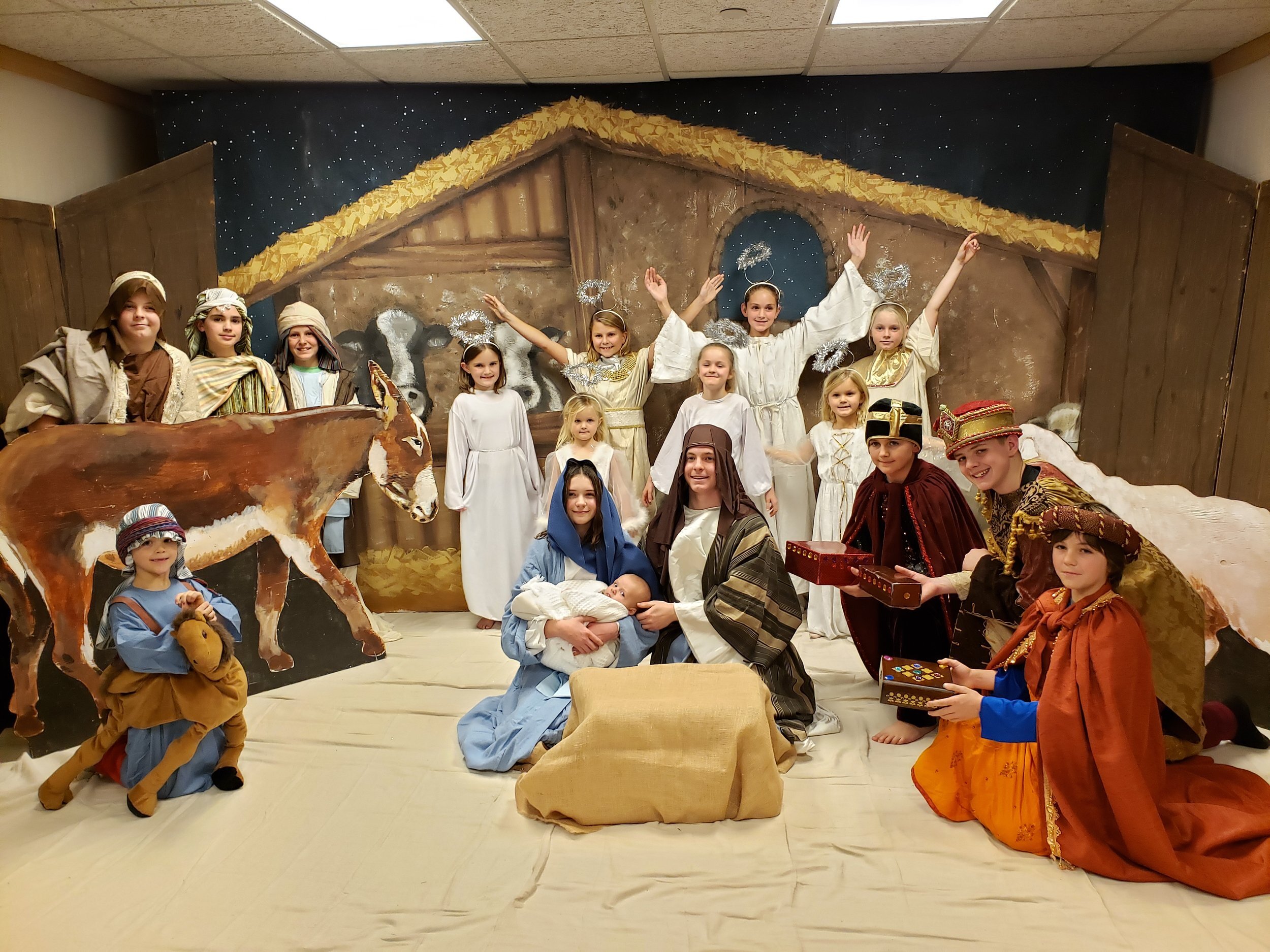 Nativity displays at the Bellevue Festival of the Nativity