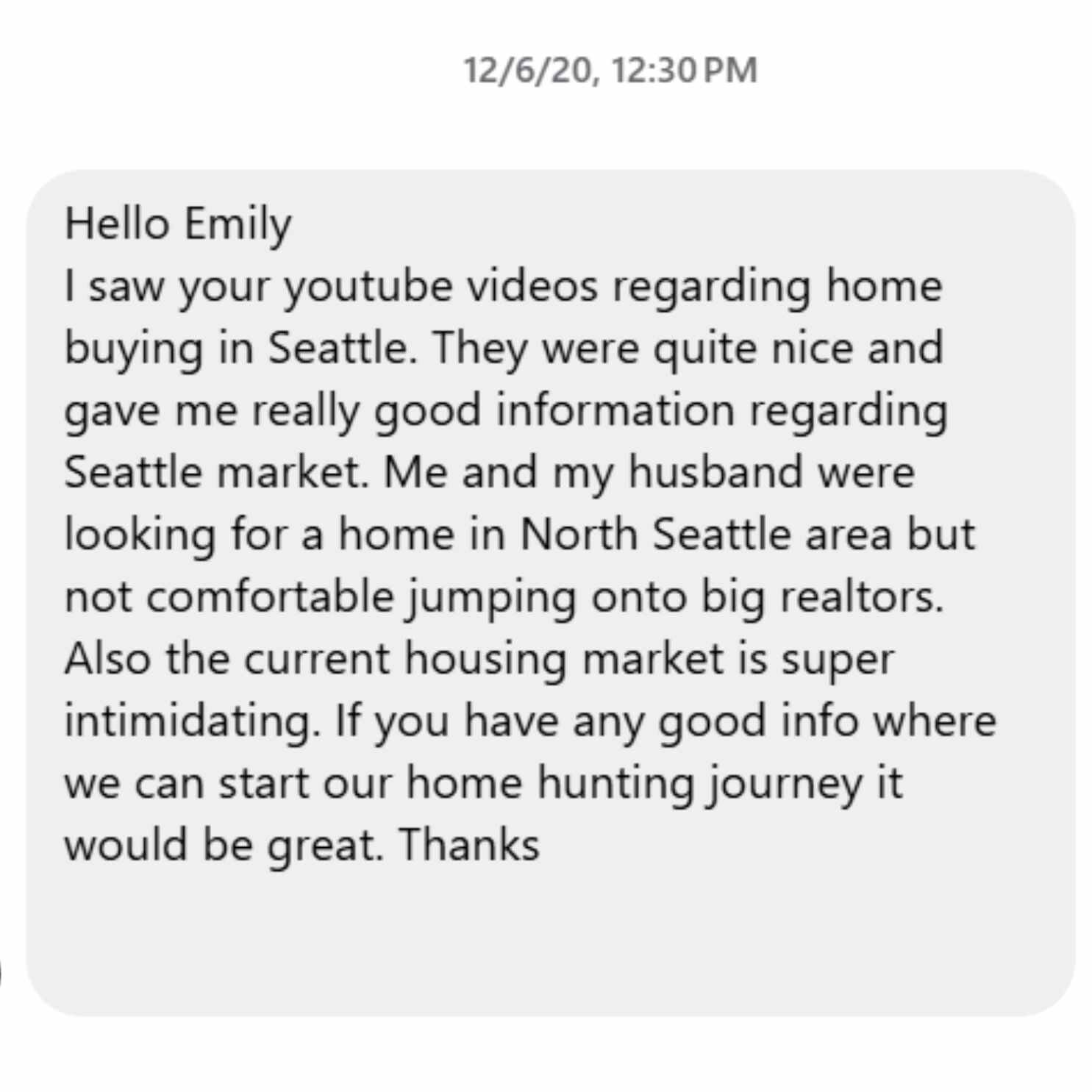 First Time Homebuyer Feels Intimidated with Seattle Market