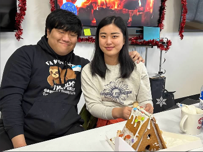 Celebrating the season, one gingerbread house at a time!