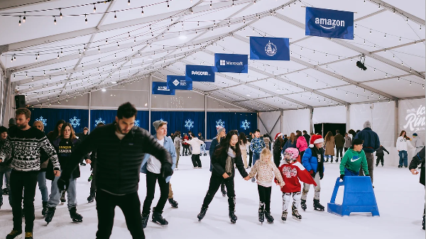 Holiday memories made—starting with our Gingerbread Party and ending on the ice rink!