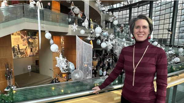 Emily enjoying Handel's Messiah at Benaroya Concert Hall this Christmas—a perfect blend of holiday magic and music! While celebrating the season, don’t forget to explore Winter Home Buying opportunities in Seattle!