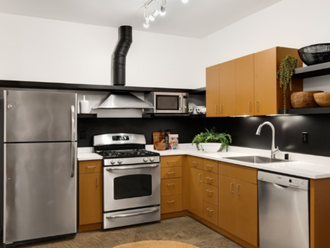 Modern Condo in the Heart of Capitol Hill Kitchen Area