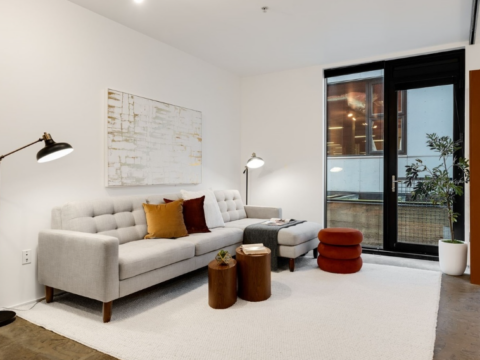 Modern Condo in the Heart of Capitol Hill Living Room