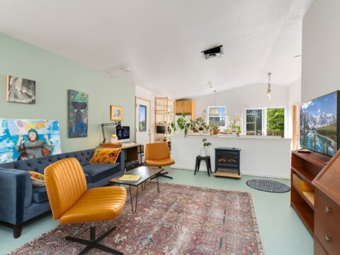 Modern Renovated 2-Bedroom Home in Kenmore, WA - Living Room2