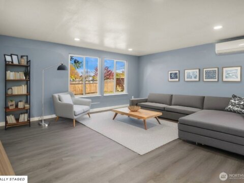 Affordable 3-Bedroom Home in Tacoma, WA Living Room