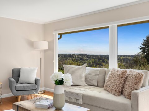 2 Bedroom Home in Normandy Park WA for Sale by Seattle Realtor Emily Cressey Living Room