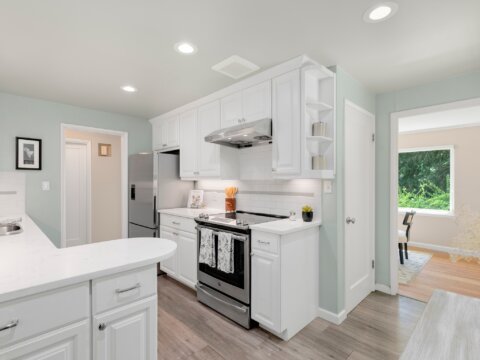 2 Bedroom Home in Normandy Park WA for Sale by Seattle Realtor Emily Cressey Kitchen Area