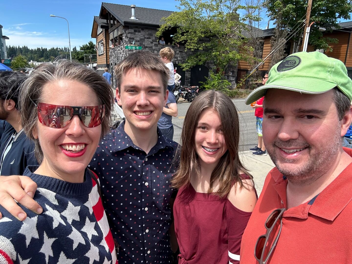 Seattle Realtor Emily Cressey with her family