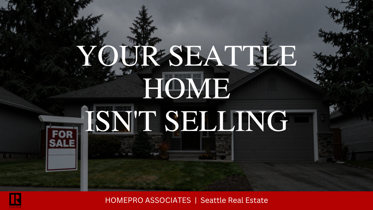 Seattle home with a for sale sign and days on market climbing in 2026