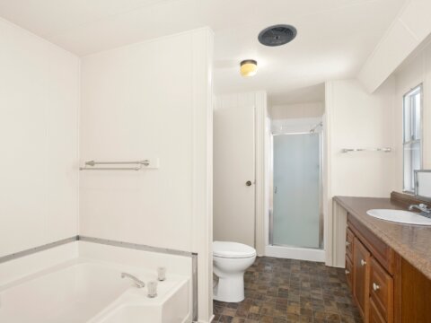 Fully Updated Mobile Home For Sale in Bothell, WA Bathroom