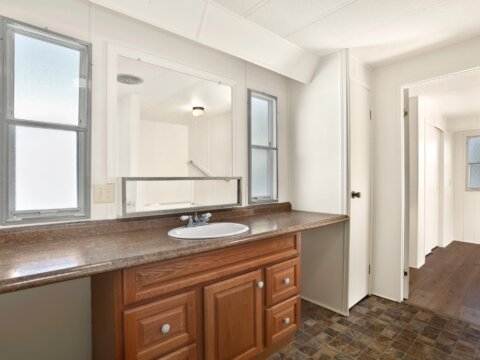Fully Updated Mobile Home For Sale in Bothell, WA Bathroom Counter