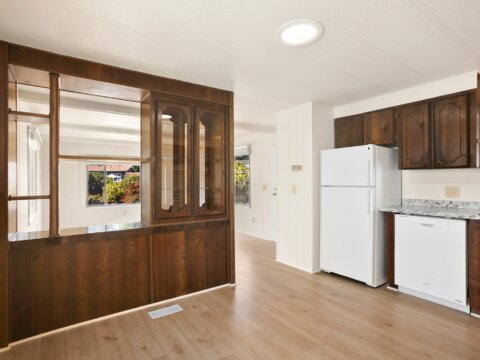 Fully Updated Mobile Home For Sale in Bothell, WA Kitchen Area