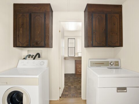 Fully Updated Mobile Home For Sale in Bothell, WA Laundry Area