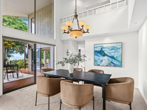 Luxury Homes in Edmonds WA with Puget Sound View by Emily Cressey Seattle Realtor Dining Area