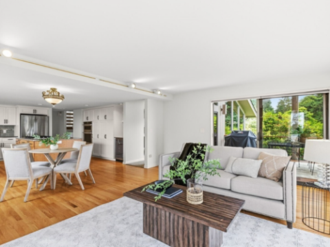 Luxury Homes in Edmonds WA with Puget Sound View by Emily Cressey Seattle Realtor Living Area