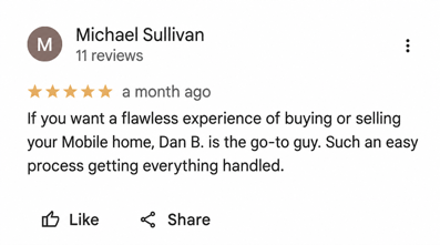 Verified Google review