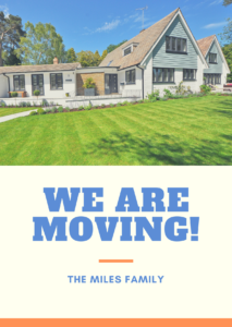 We Are Moving!