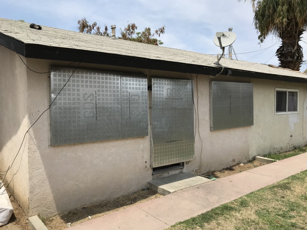 board-up property Bakersfield